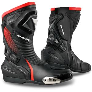 Shima RSX-6 motorlaarzen zwart-fluorrood