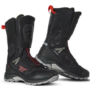 Motorlaarzen SEVENTY DEGREES SD-BA6 Stelvio High zwart-rood-groen
