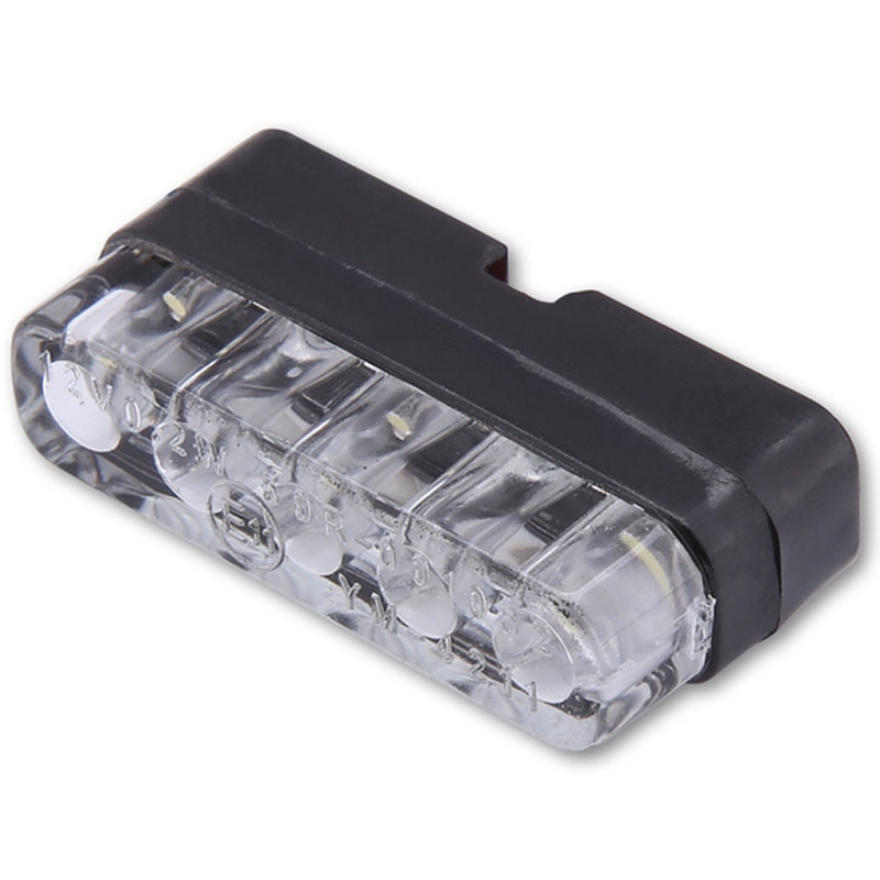 Kentekenverlichting Highsider Smart Mini LED-diodes zwart-helder