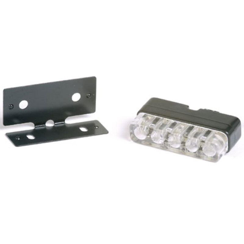 Kentekenverlichting Highsider Smart Mini LED-diodes zwart-helder