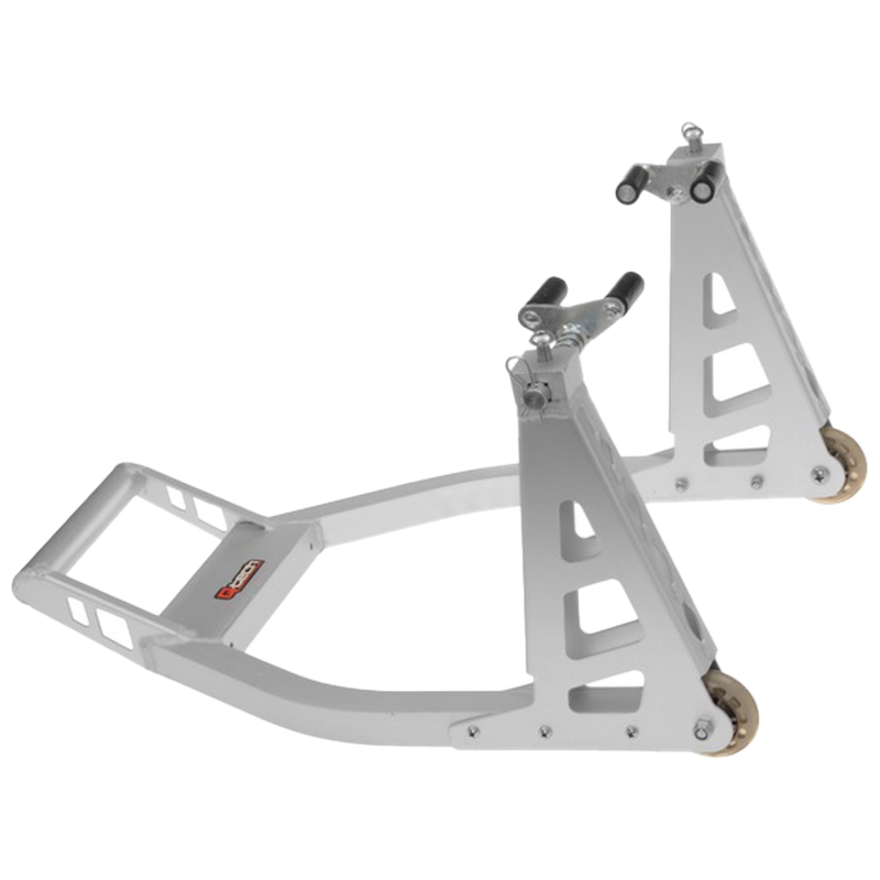 Motorstandaard Q-TECH voor aluminium zilver