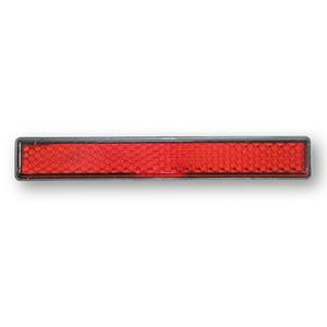 Highsider Smart reflector met zelfklevende folie 100 x 13 mm rood