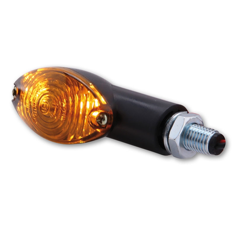 Motorfiets richtingaanwijzers Highsider Smart Cateye Mini zwart-smoke