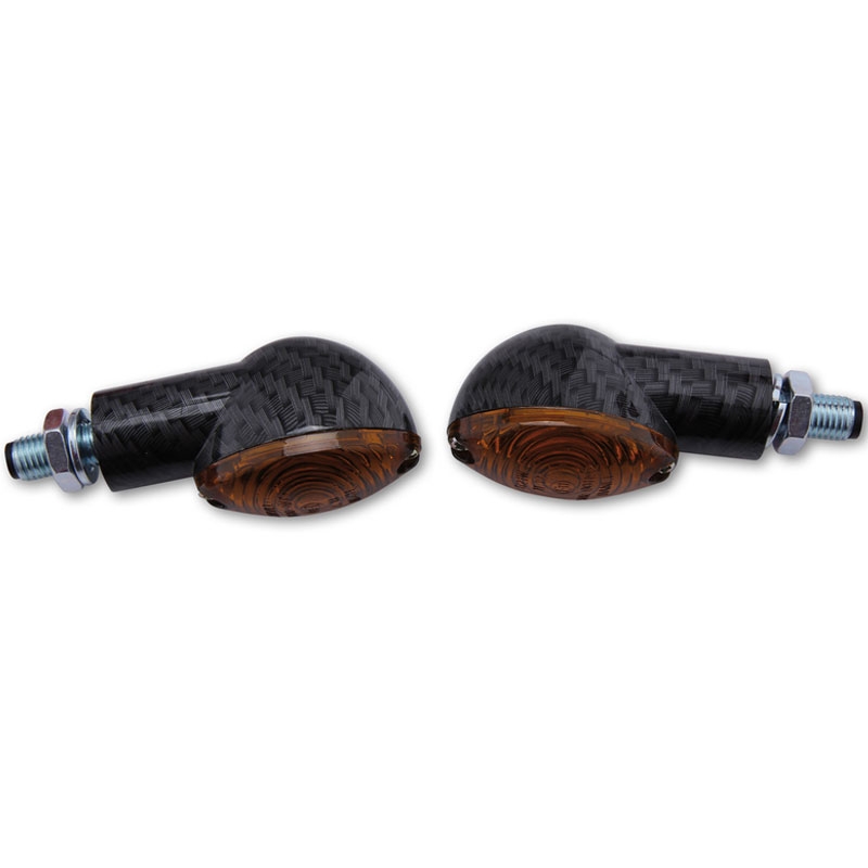 Motorfiets richtingaanwijzers Highsider Smart Cateye Mini smoke-black