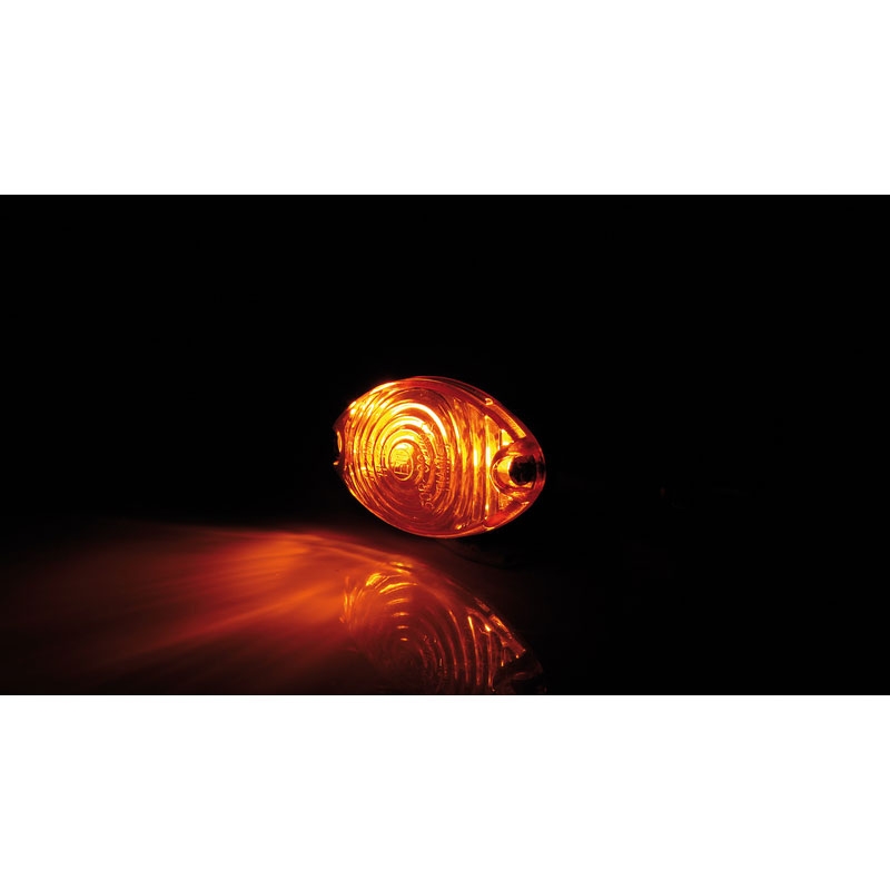 Motorfiets richtingaanwijzers Highsider Smart Cateye Mini oranje