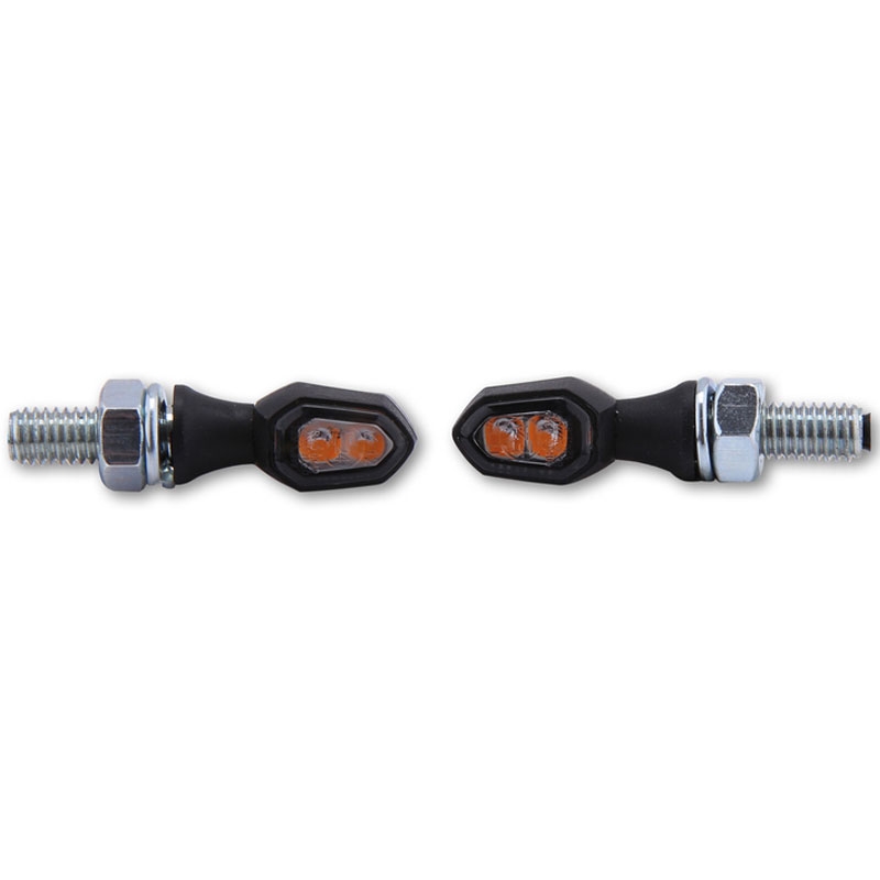Motorfiets richtingaanwijzers Highsider Smart Crumb LED zwart-smoke