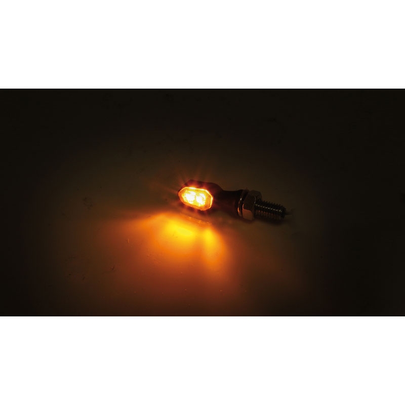 Motorfiets richtingaanwijzers Highsider Smart Crumb LED zwart-smoke
