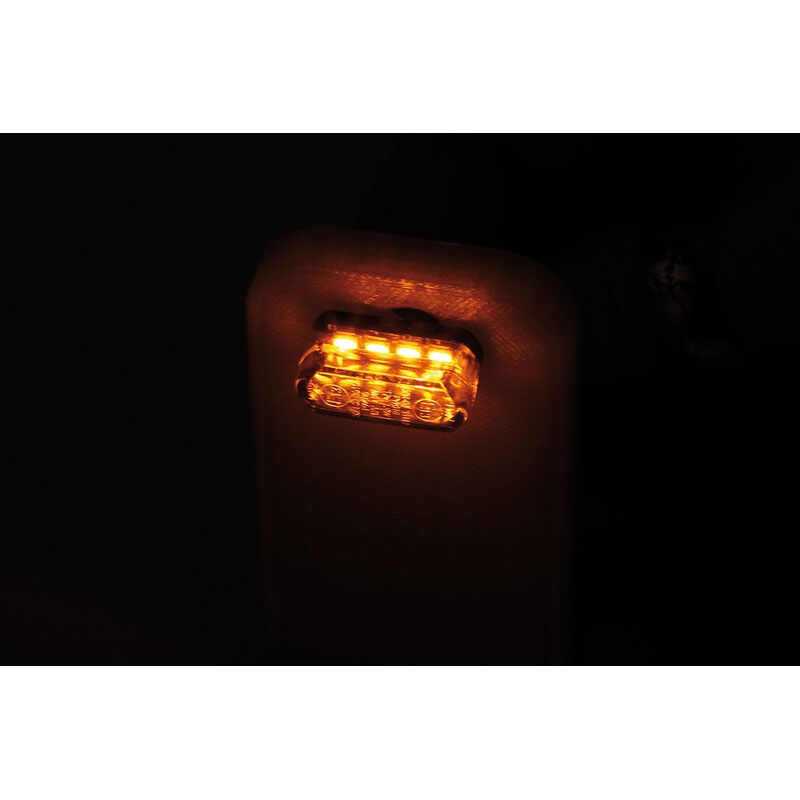 Motorfietsknipperlichten Highsider Smart Module 1 Pro LED rookgrijs