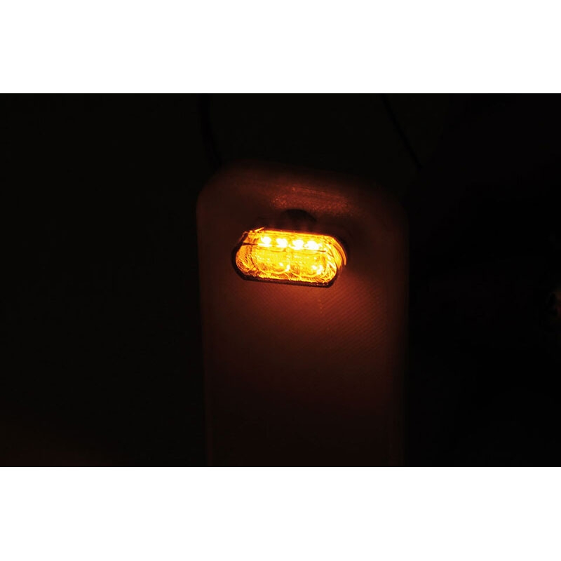 Motorfietsknipperlichten Highsider Smart Module 1 Pro LED rookgrijs