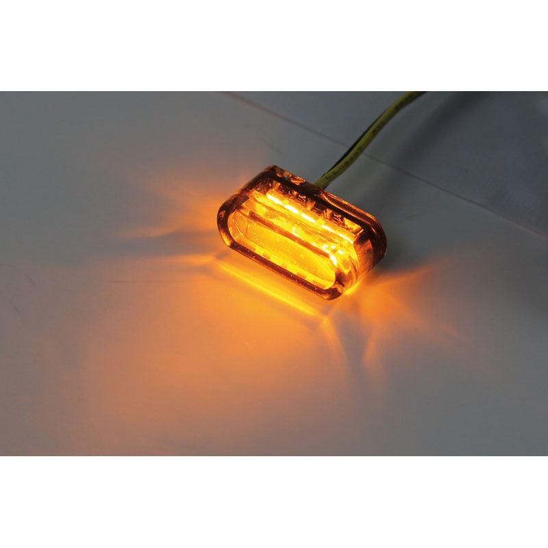 Motorfietsknipperlichten Highsider Smart Module 1 LED rookgrijs