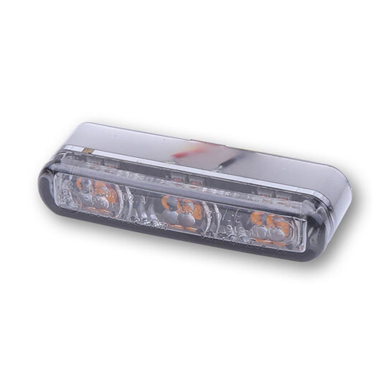 Motorfiets richtingaanwijzers Highsider Smart Shorty 2 Pro Module 3in1 rookgrijs