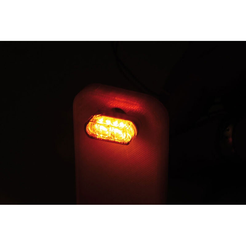Motorfietsknipperlichten Highsider Smart Module 1 Pro LED 3in1 rookgrijs
