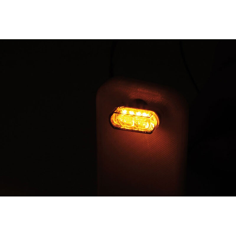 Motorfietsknipperlichten Highsider Smart Module 1 Pro LED 3in1 rookgrijs