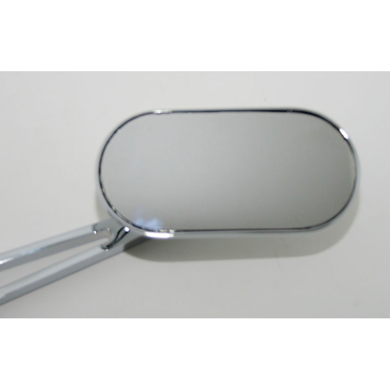 Achteruitkijkspiegel Highsider Smart Oval links/rechts chroom