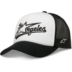 Alpinestars Los Angeles Foam Trucker Hat wit-zwart