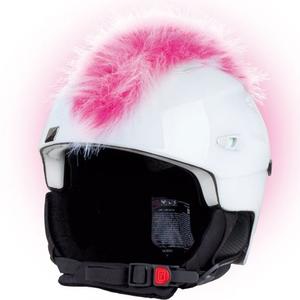 Helm oren Chiro roze en wit