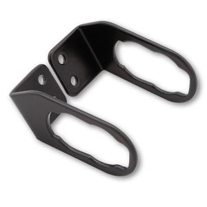 Originele Highsider Pro richtingaanwijzerhouder voor Kawasaki motorfiets kentekenplaat, zwart