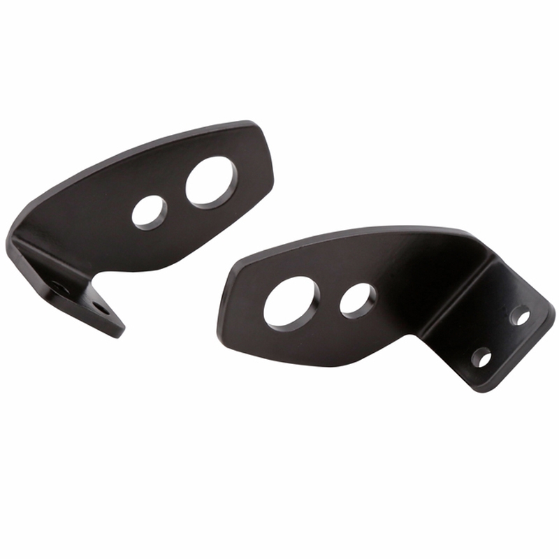 Originele LED-knipperlichthouder Highsider Pro voor Suzuki motorfietskentekenplaat, zwart