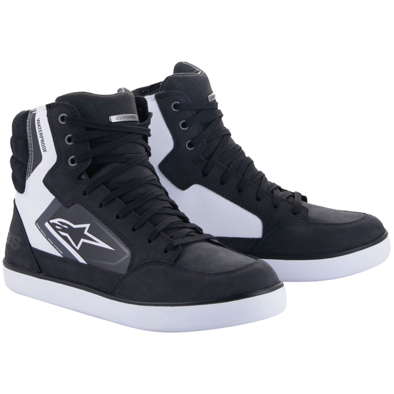 Alpinestars J-6 Waterdichte motorlaarzen zwart-wit