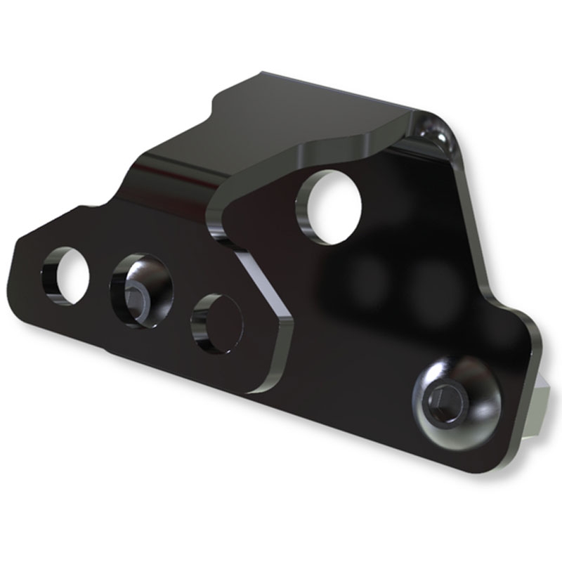 Kentekenplaatverlichtinghouder Highsider Pro S zwart