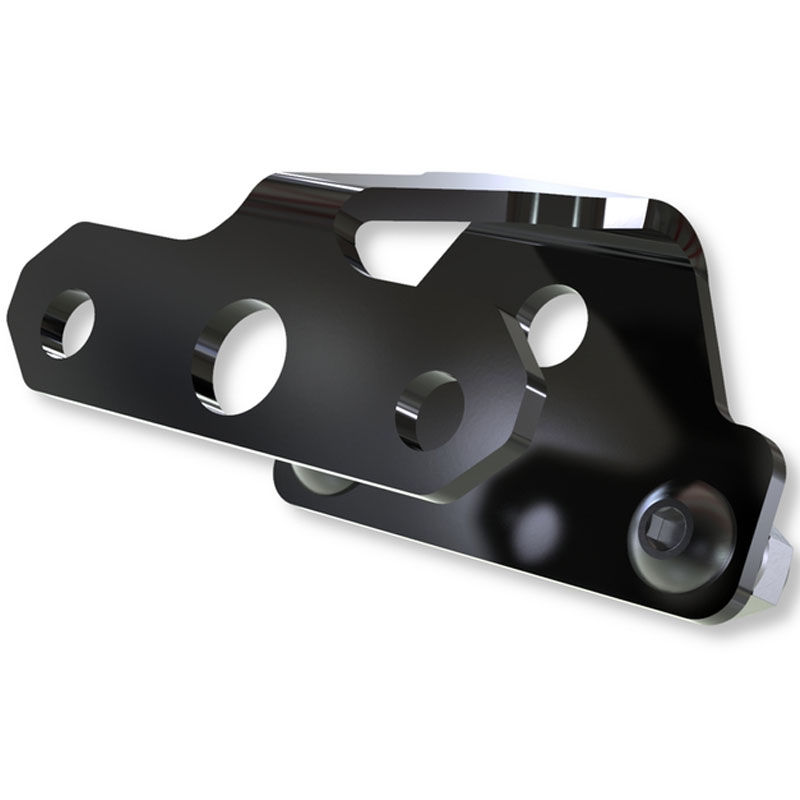 Kentekenplaatverlichtinghouder Highsider Pro XL zwart