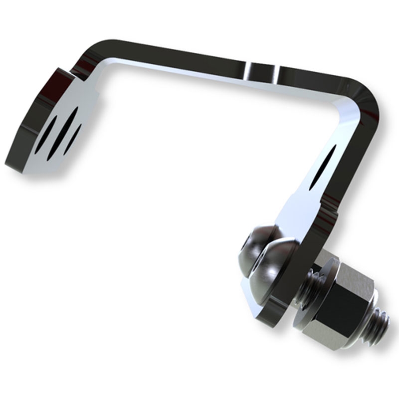 Kentekenplaatverlichtinghouder Highsider Pro XL zwart