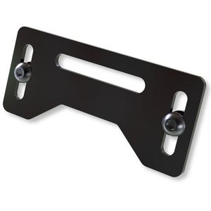 Kentekenplaatverlichtinghouder Highsider Pro Plate zwart