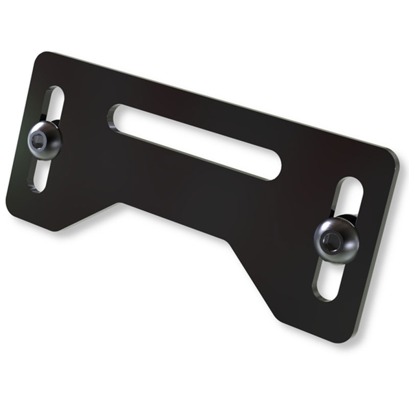 Kentekenplaatverlichtinghouder Highsider Pro Plate zwart