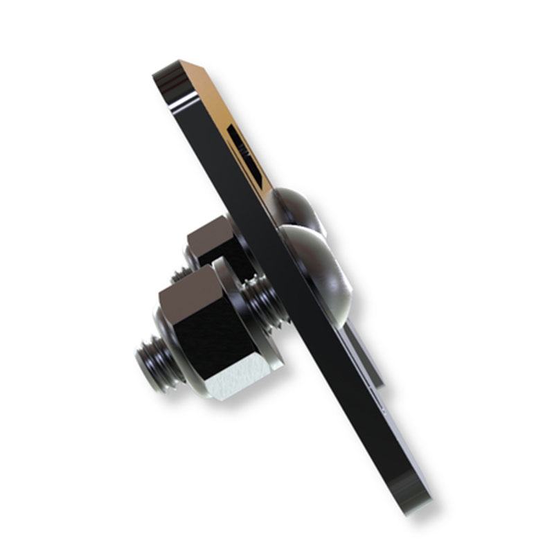 Kentekenplaatverlichtinghouder Highsider Pro Plate zwart