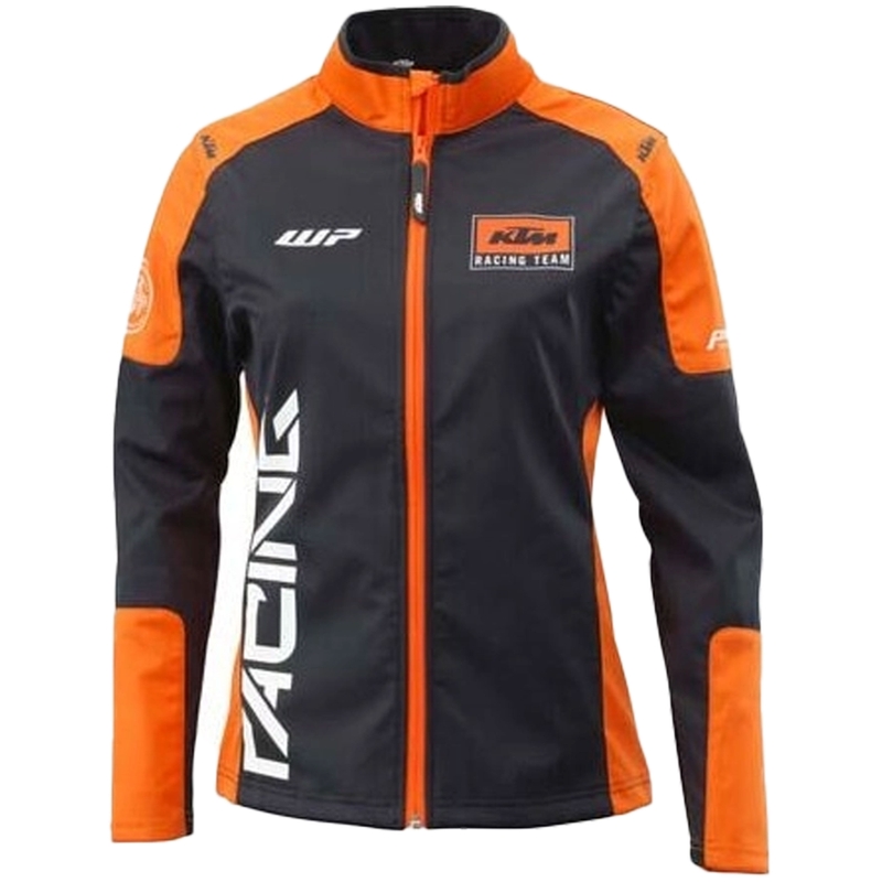 Dames softshelljas KTM Team zwart-oranje