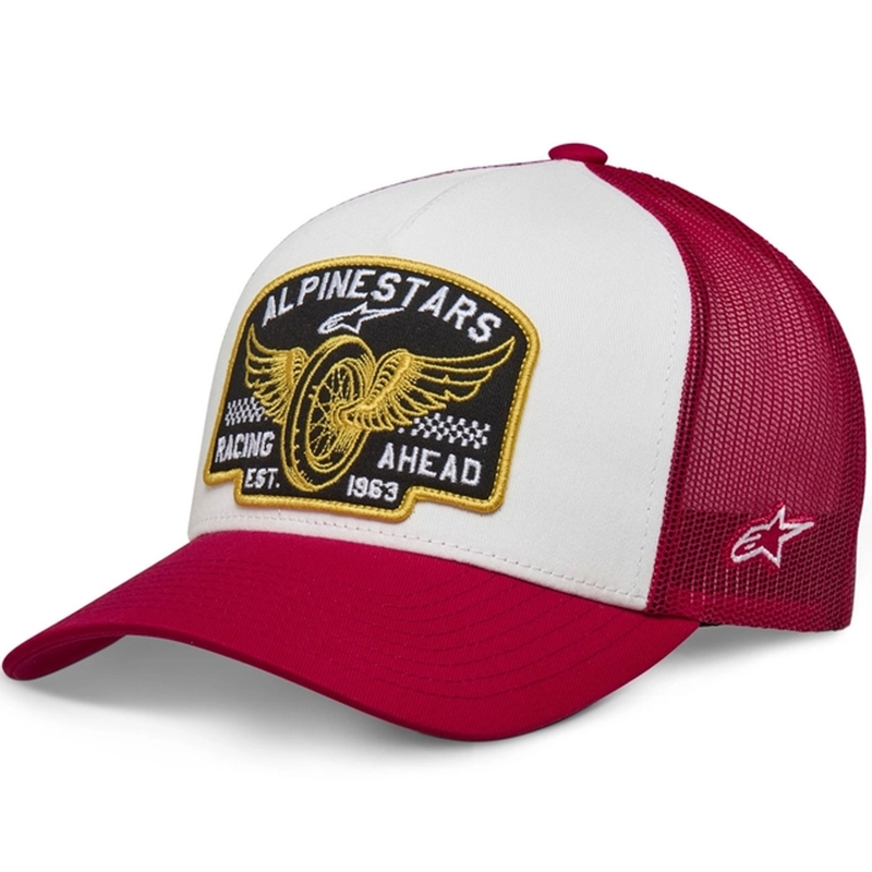 Alpinestars Heritage Patcher pet rood en wit