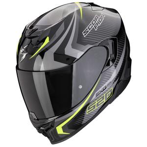 Scorpion EXO-520 EVO AIR TERRA integraal motorhelm zwart-zilver-fluo geel