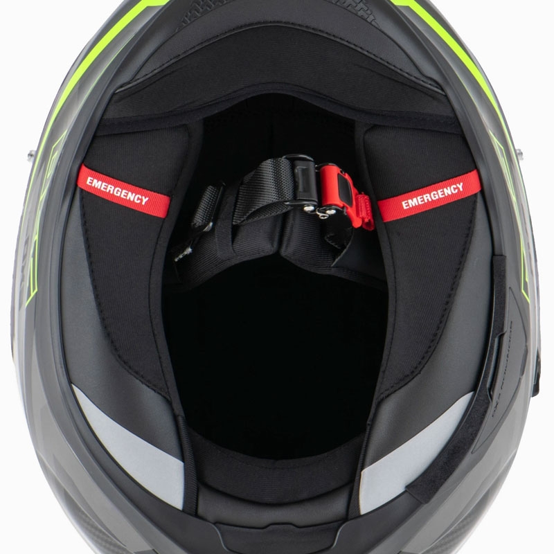 Scorpion EXO-520 EVO AIR TERRA integraal motorhelm zwart-zilver-fluo geel