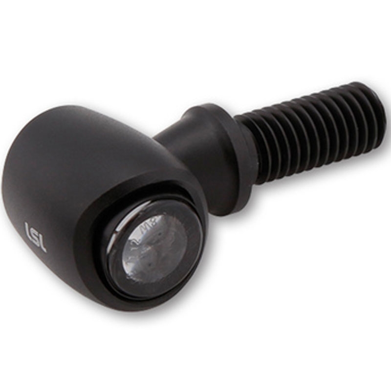 LED-indicatoren Highsider Nova LED-indicator 3in1 matzwart 2 stuks