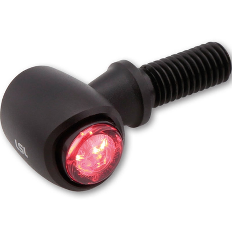 LED-indicatoren Highsider Nova LED-indicator 3in1 matzwart 2 stuks
