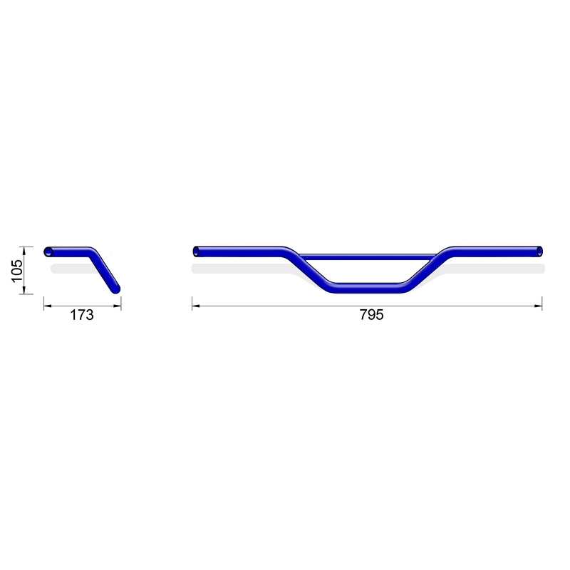 Motorfietsstuur Highsider Pro Cross MX2 22mm