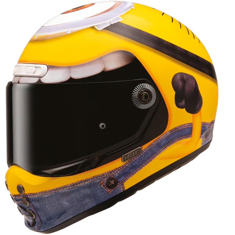 HJC V10 Stuart Minions MC3 integraal motorhelm geel-blauw