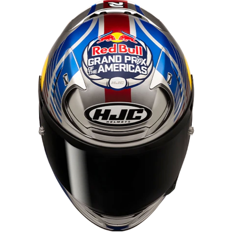 Integraal motorhelm HJC RPHA 12 Red Bull Austin GP II MC21 blauwgrijs