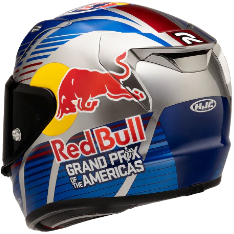 Integraal motorhelm HJC RPHA 12 Red Bull Austin GP II MC21 blauwgrijs
