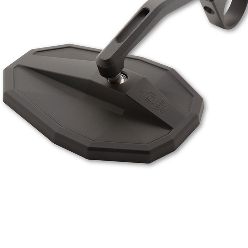 Highsider Smart Straight spiegel met lange arm zwart