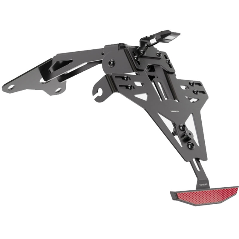 Kentekenplaathouder inclusief verlichting Highsider Akron RS PRO Aprilia zwart