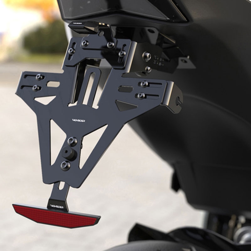 Kentekenplaathouder inclusief verlichting Highsider Akron-RS PRO Ducati zwart