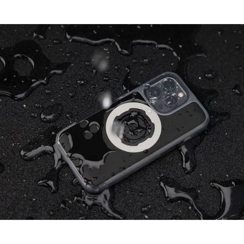 Quad Lock® iPhone 14 Pro Regenhoes Transparant