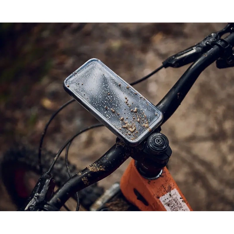 Quad Lock® iPhone 14 Pro Regenhoes Transparant