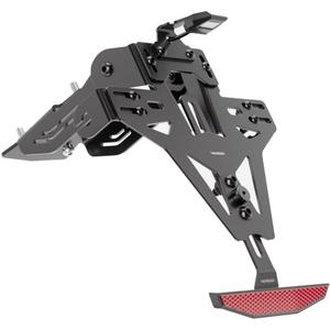 Kentekenplaathouder met verlichting Highsider License Akron RS PRO KTM 790 DUKE ABS en 890 DUKE R zwart