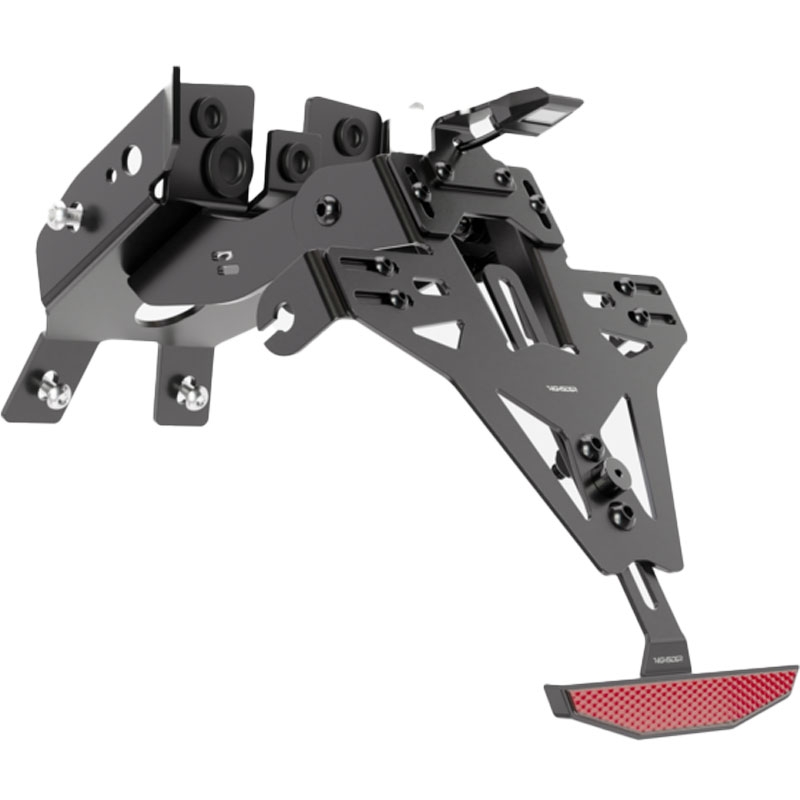 Kentekenplaathouder met verlichting Highsider License Akron RS PRO KTM 690 SMC R zwart