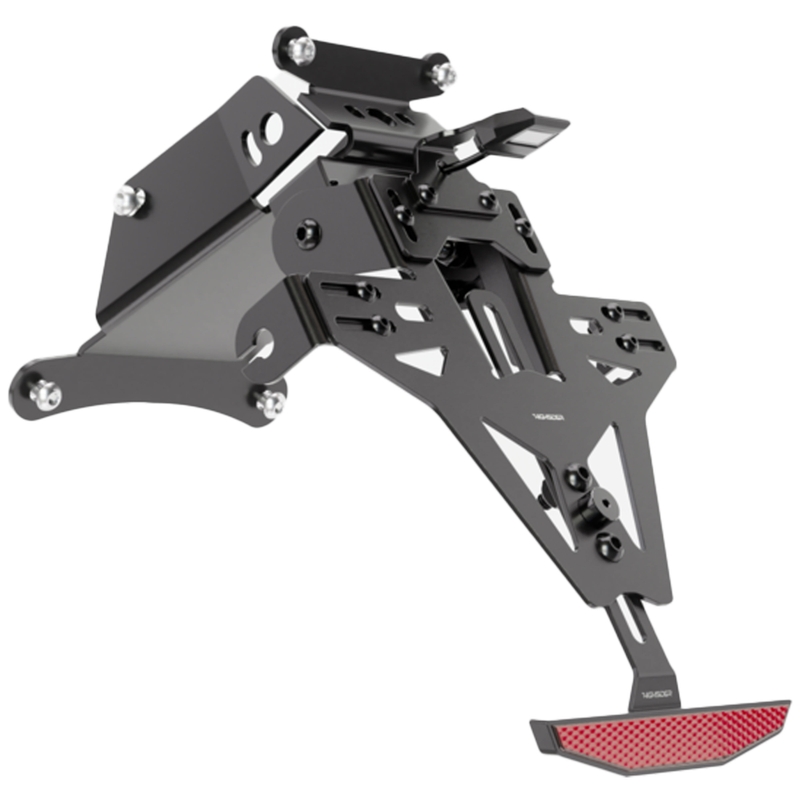 Kentekenplaathouder met verlichting Highsider Akron RS PRO HUSQVARNA 701 zwart