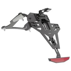 Kentekenplaathouder met verlichting Highsider Akron RS PRO Kawasaki Z750, Z1000 zwart