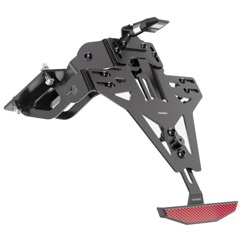 Kentekenplaathouder met verlichting Highsider Akron RS PRO Kawasaki Z650, Ninja 650 zwart