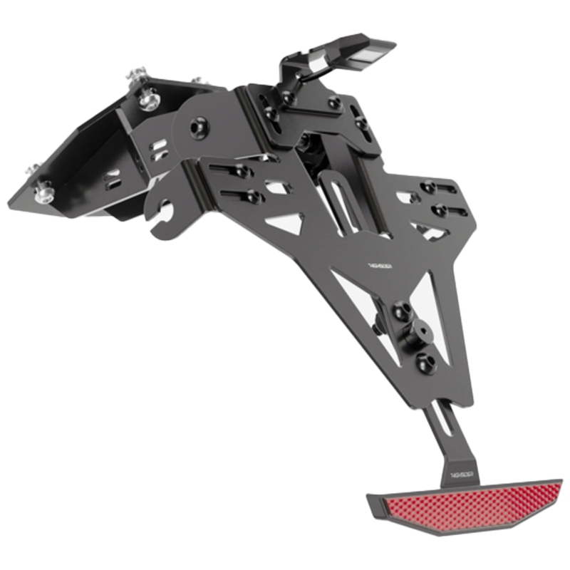 Kentekenplaathouder met verlichting Highsider Akron RS PRO Kawasaki Z 900, Z H2 zwart